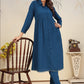Monjolika Fashion Morpeach Cotton Solid Festival Casual Kurti - Swadesiicart