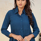Monjolika Fashion Morpeach Cotton Solid Festival Casual Kurti - Swadesiicart