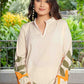 Monjolika Fashion Elegant Cream Floral Printed Cotton Co-Ord Set For Women - Swadesiicart
