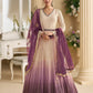 Anaita Cream Georgette Stitched Anarkali Suit with Embroidery & Sequence Work