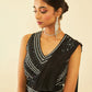 Soch Black Embellished Beads and Stones Ready to Wear Saree | Swadesiicart