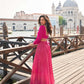 Anaita Pink Silk Stitched Suit With Embroidery Work