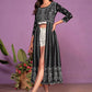 Sangria Women Chikankari Embroidered Round Neck Kurta | Swadesiicart