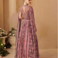 Anaita Pink Chinon Silk Stitched Gown With Embroidery Work