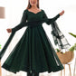 Lorenvalley Green Pure Soft Faux Georgette Lucknowi Sequence Work Anarkali Pant With Dupatta Set | Swadesiicart
