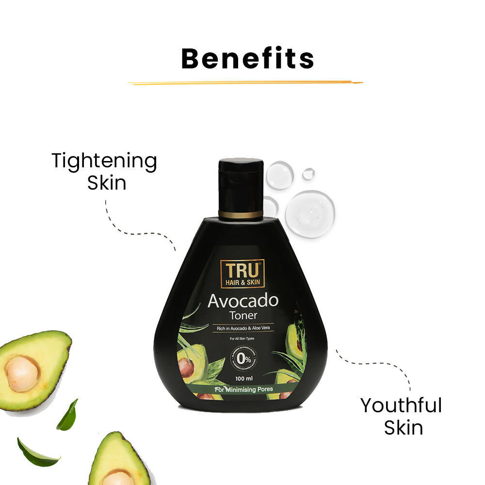 Tru Hair & Skin Avocado & Hyaluronic Acid Toner - Swadesiicart