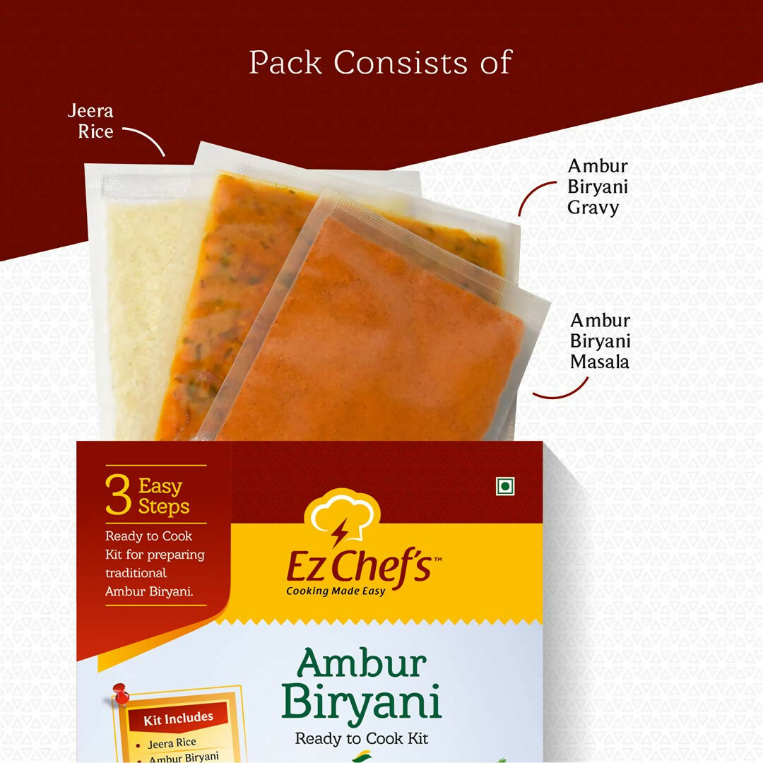 Ez Chef's Ambur Biryani Kit - Ambur's Famous Biryani | Swadesiicart