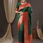 Anouk Zari Silk Blend Banarasi Saree | Swadesiicart