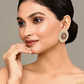Peacock Green and Pink Stud Earring Tops for Womens by House of Ree | Swadesiicart