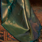 Mitera Teal & Gold-Toned Woven Design Zari Silk Blend Banarasi Saree | Swadesiicart
