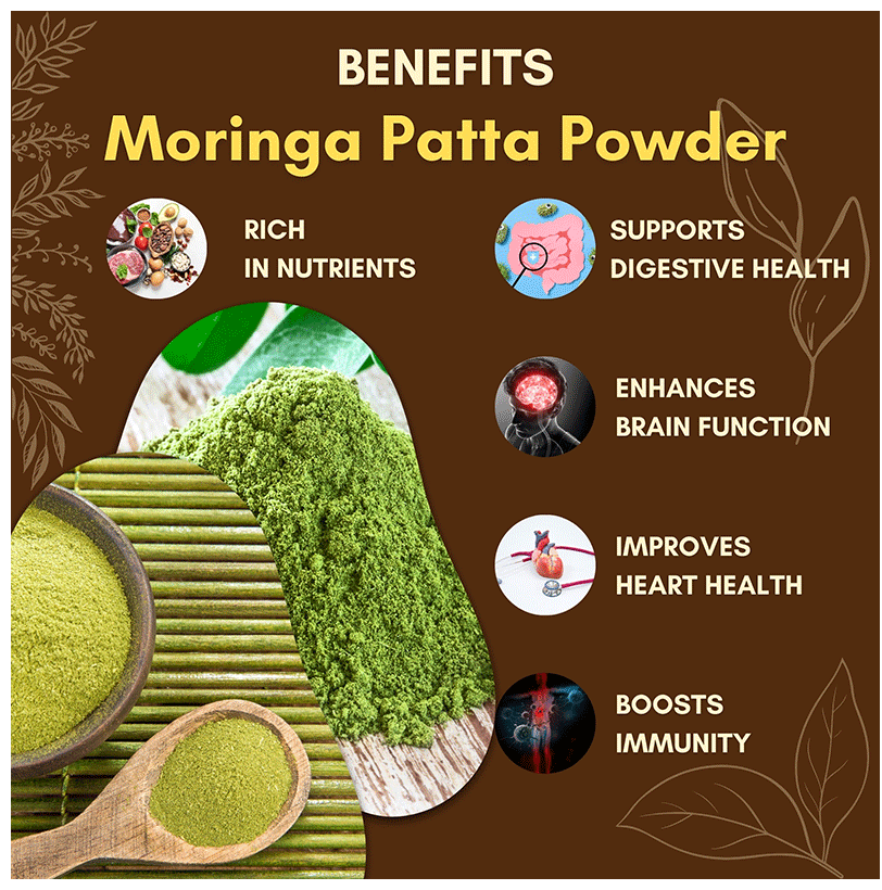 Jaived Ayurveda Moringa Patta Powder | Swadesiicart