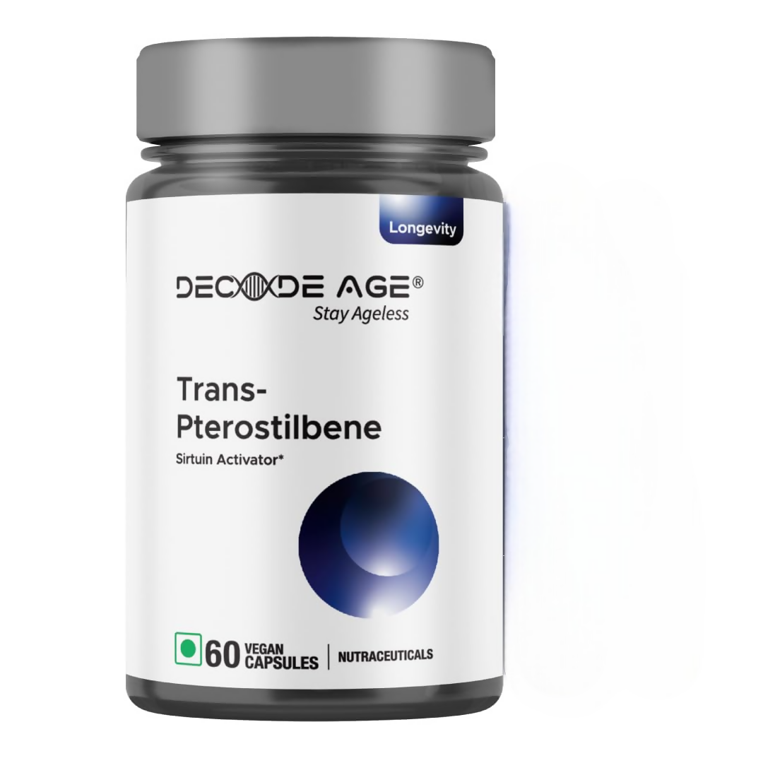 Decode Age 99% Pure Trans-Pterostilbene Capsules | Swadesiicart