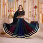 Monjolika Fashion Multi-Color Viscose Cotton Navratri Lehenga Choli With Hand Mirror Work - Swadesiicart