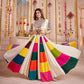 Monjolika Fashion Multicolor Viscose Cotton Navratri Chaniya Choli With Kutchi And Mirror Work Jacket - Swadesiicart