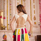 Monjolika Fashion Multicolor Viscose Cotton Navratri Chaniya Choli With Kutchi And Mirror Work Jacket - Swadesiicart