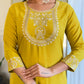 The52 Beautiful Embroidery Work with Rayon Slub Fabric Straight Kurta, Pant and Dupatta Set - Swadesiicart