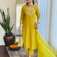 The52 Beautiful Embroidery Work with Rayon Slub Fabric Straight Kurta, Pant and Dupatta Set - Swadesiicart