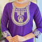 The52 Beautiful Embroidery Work with Rayon Slub Fabric Straight Kurta, Pant and Dupatta Set - Swadesiicart