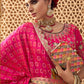Monjolika Fashion Onion Pink Banarasi Silk Wedding Wear Lehenga With Embroidery Work | Swadesiicart
