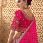 Monjolika Fashion Onion Pink Banarasi Silk Wedding Wear Lehenga With Embroidery Work | Swadesiicart