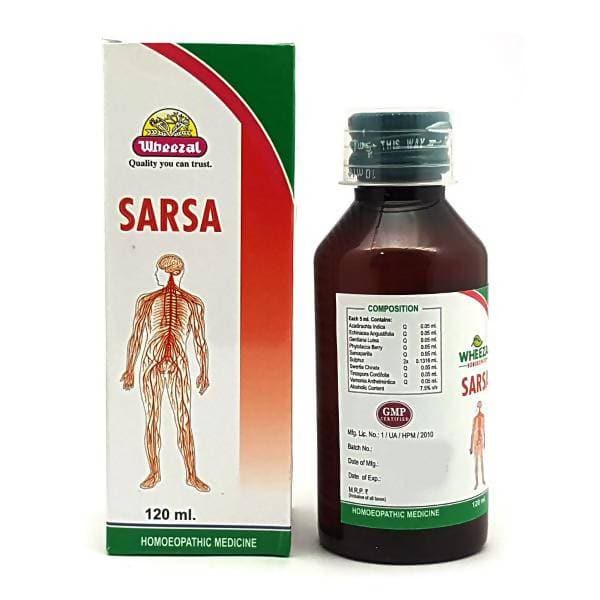 Wheezal Homeopathy Sarsa Syrup | Swadesiicart