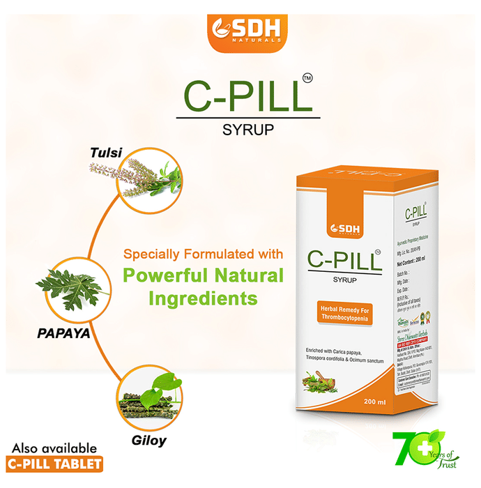 SDH Naturals C-Pill Syrup | Swadesiicart