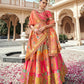 Monjolika Fashion Rani Pink Premium Banarasi Silk With Zarkan & Cutwork Wedding Wear Lehenga | Swadesiicart