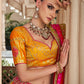 Monjolika Fashion Multicolor Premium Banarasi Silk With Zarkan & Cutwork Wedding Wear Lehenga | Swadesiicart