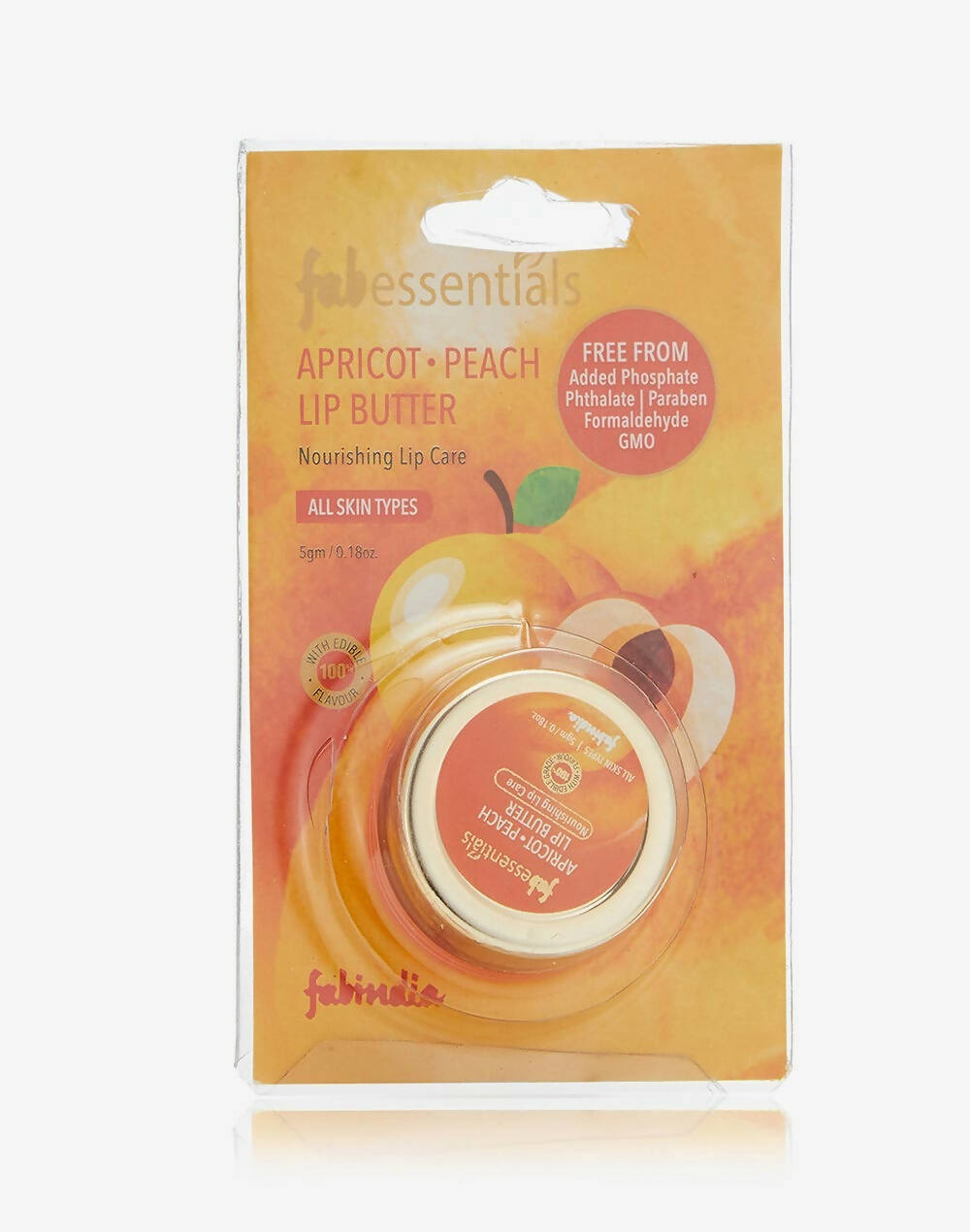 Fabessentials Apricot Peach Lip Butter - Swadesiicart