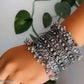 Tehzeeb Creations Women Silver Colour Oxidised Bangle With Ghungroo Style T - Swadesiicart