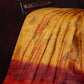 Yellow And Red Colour Block Print Semi Chanderi Saree By Gayathri Reddy Designer Studio | Swadesiicart