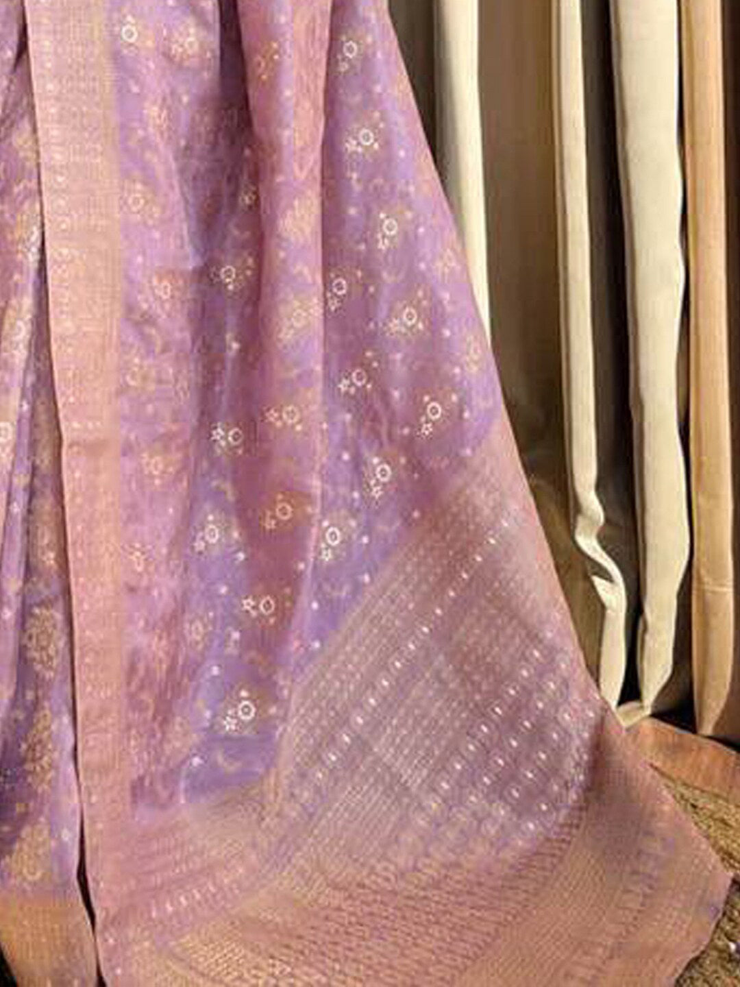 Kalini Woven Design Zari Banarasi Saree | Swadesiicart