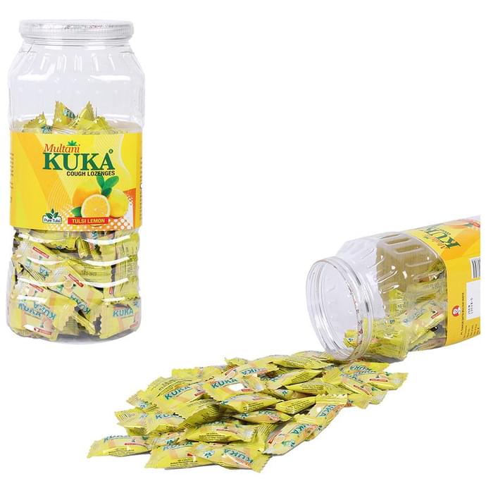 Multani Kuka Cough Lozenges Tulsi Lemon | Swadesiicart