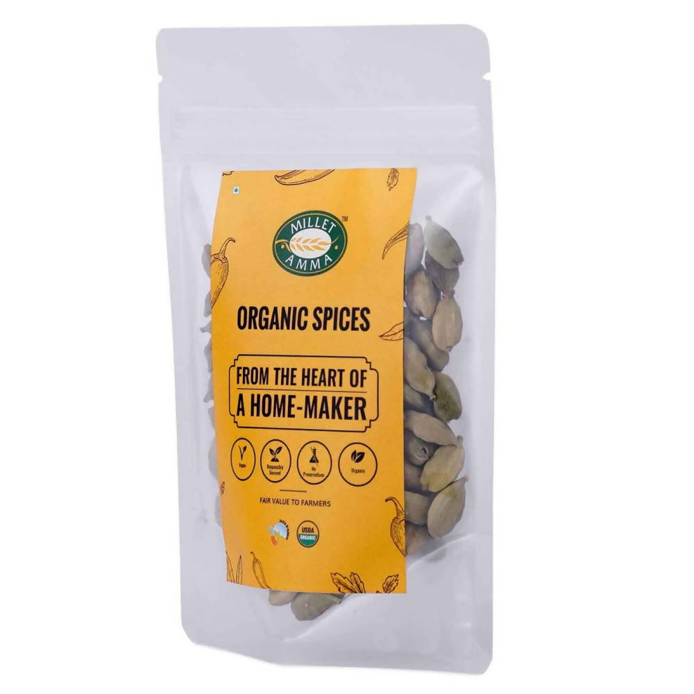 Millet Amma Organic Green Cardmon Elachi - Swadesiicart