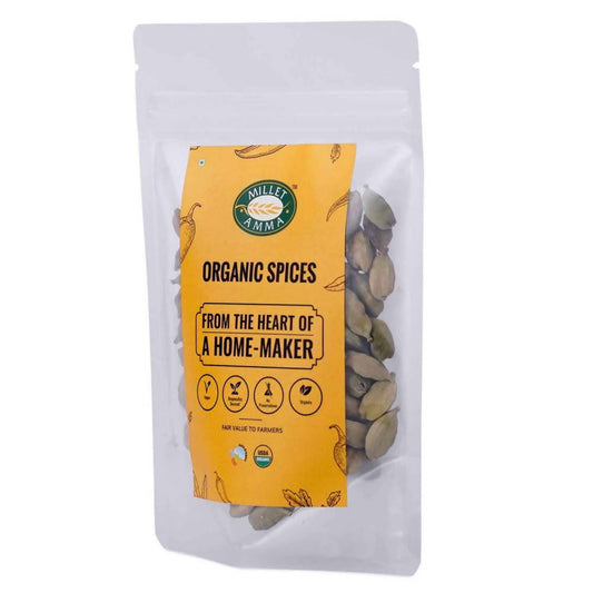 Millet Amma Organic Green Cardmon Elachi - Swadesiicart