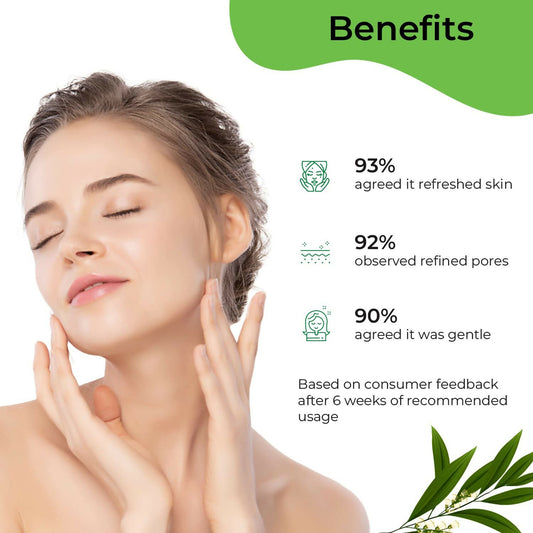 Pilgrim Tea Tree & 2% Niacinamide Face Toner For Oily Skin, Acne & Blemish Prone Skin, Pore Cleansing & Glowing Skin - Swadesiicart