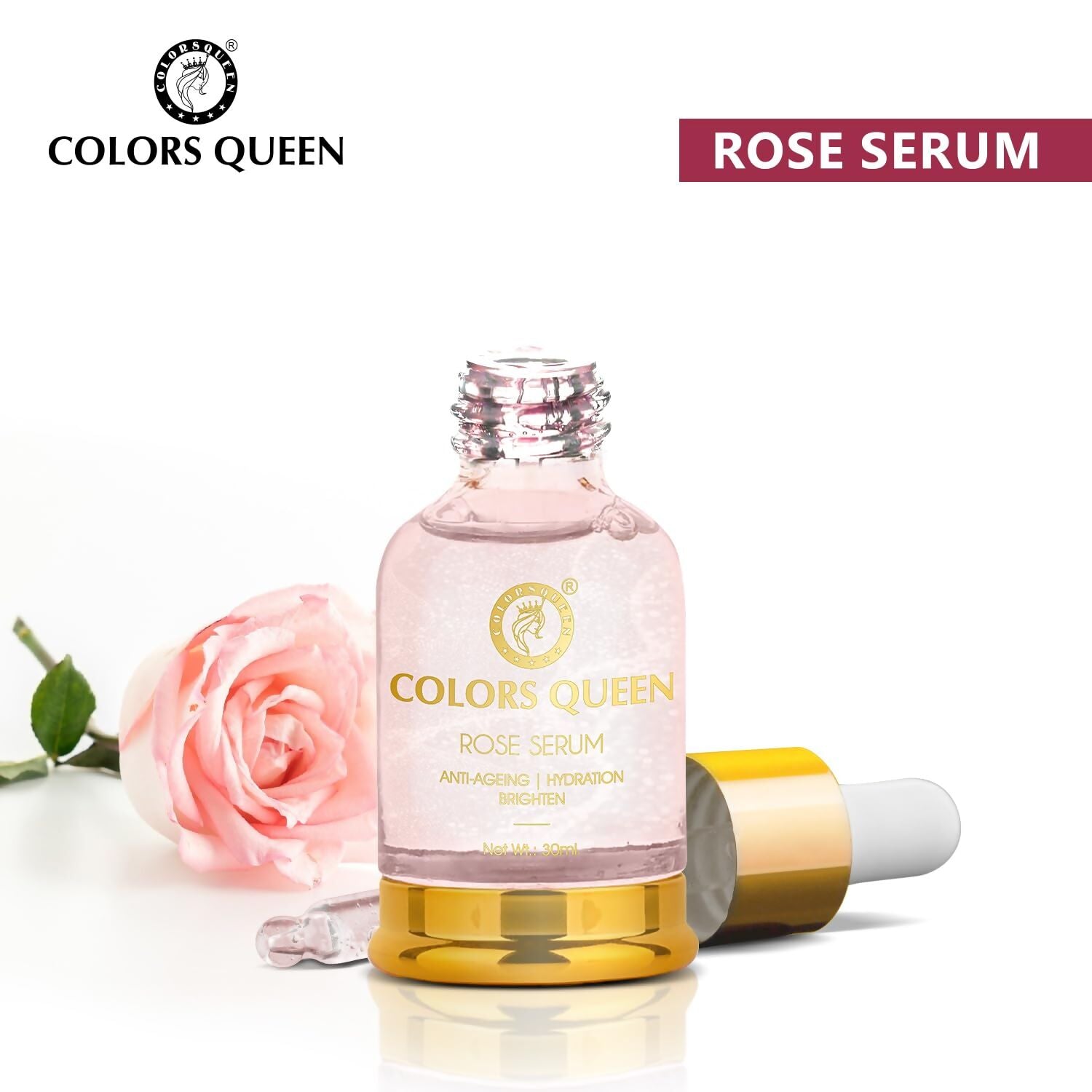 Colors Queen Rose Face Serum | Swadesiicart