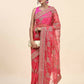 Vamsee Pink Organza Saree - Swadesiicart
