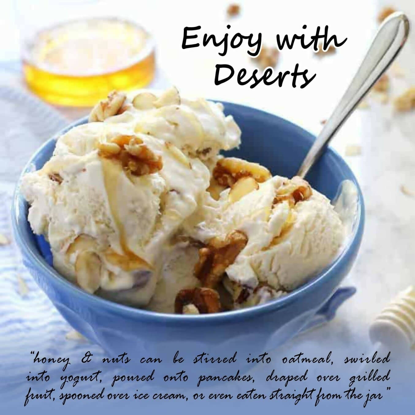 Healthy Living Honey and Nuts - Swadesiicart