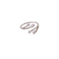 NVR Women's Stylish Latest Silver Plated Ring With Ad Stones | Swadesiicart
