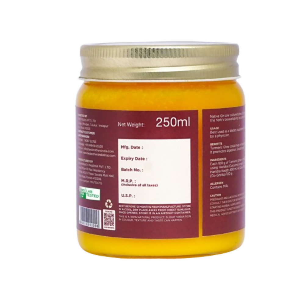 Two Brothers Organic Farms Turmeric Ghee | Swadesiicart