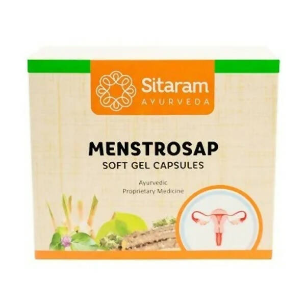 Sitaram Ayurveda Menstrosap Soft Gel Capsules | Swadesiicart