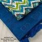 Blue Silk Blend Ethnic Motifs Saree with Unstitched Blouse - Hiral Fashion | Swadesiicart