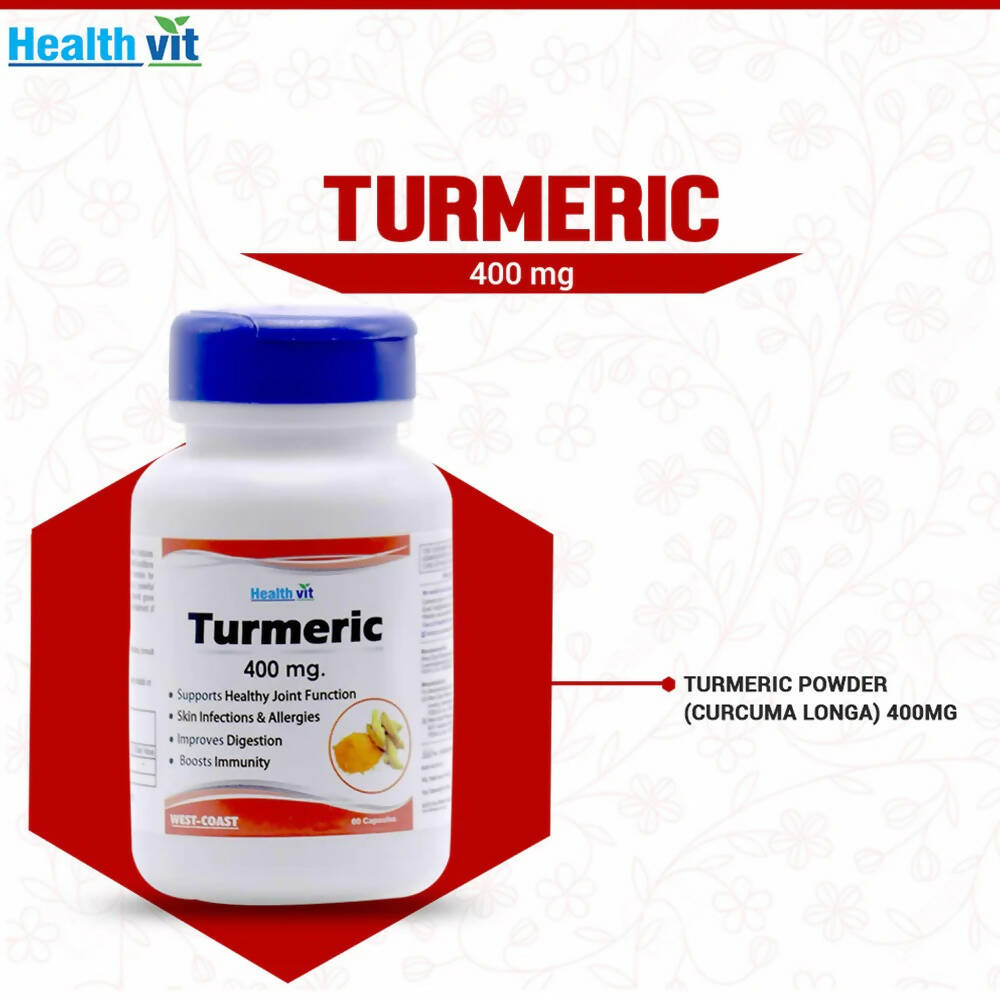 Healthvit Turmeric Capsules - Swadesiicart