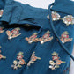 House of Panchhi Teal Net Semi stitched Mirror and Coding Work Lehenga Choli | Swadesiicart