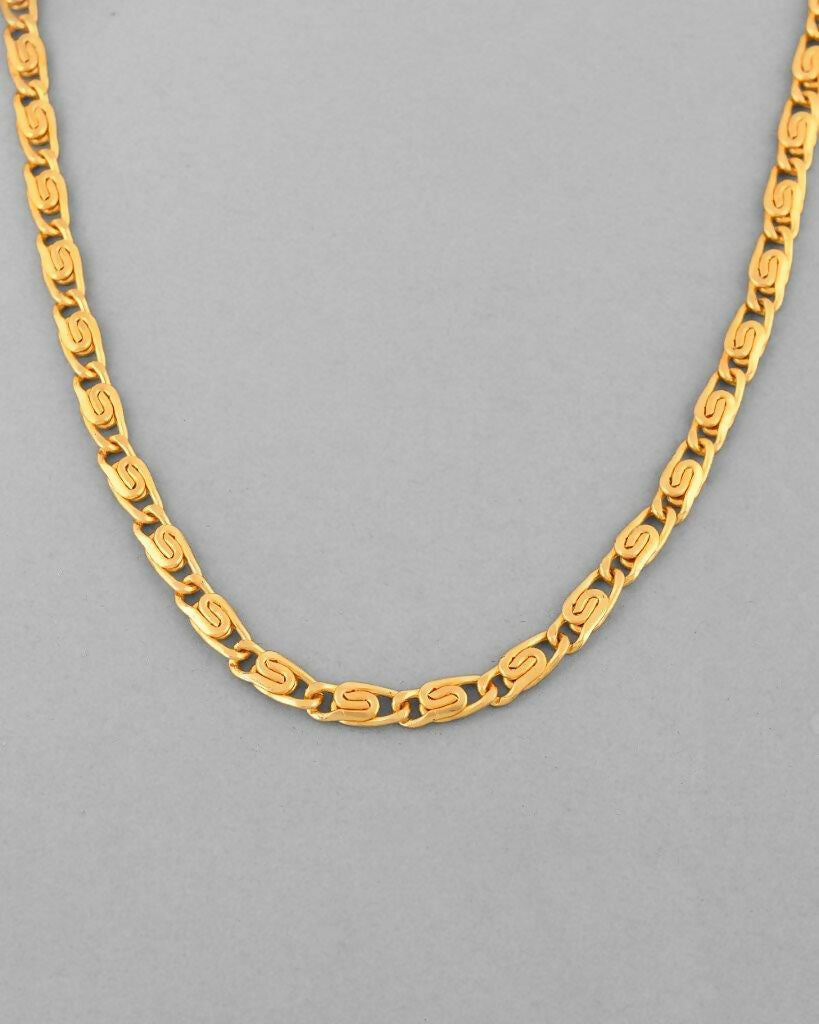 VOJ Gold-Polished Statement Chain | Swadesiicart