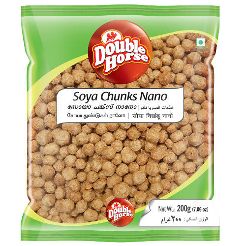 Double Horse Soya Chunks Nano - Swadesiicart