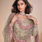 Anaita Brown Georgette Readymade Suit with Codding Dori & Sequence Work