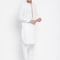 Even Apparels Beige Color Pure Cotton Men's Kurta With Band Collar | Swadesiicart