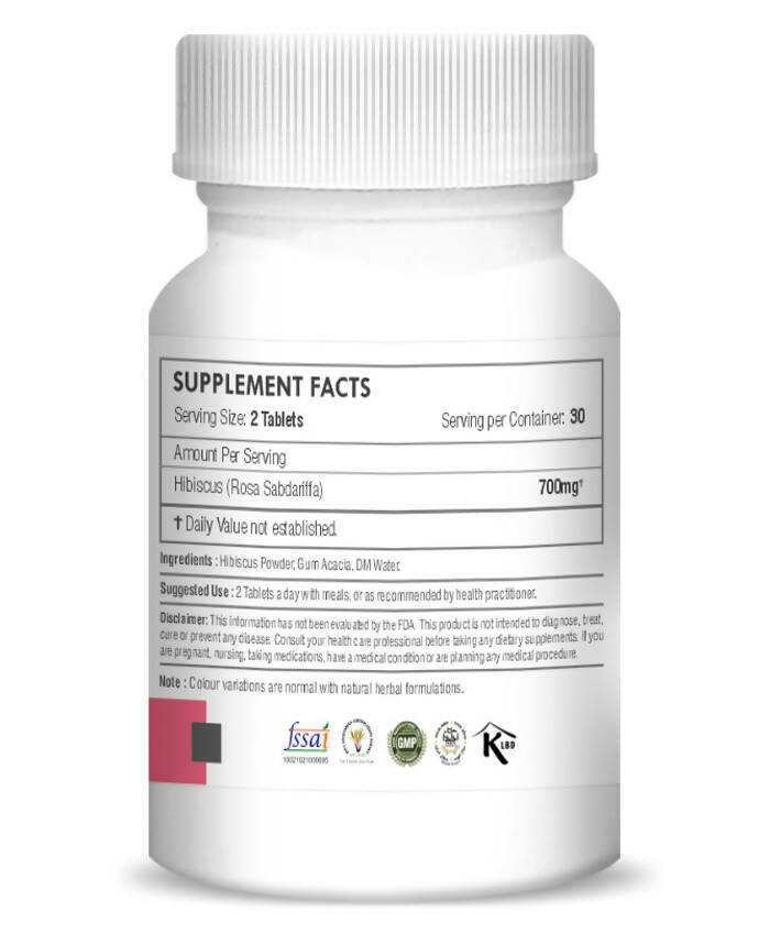 H&C Herbal Hibiscus Tablets - Swadesiicart